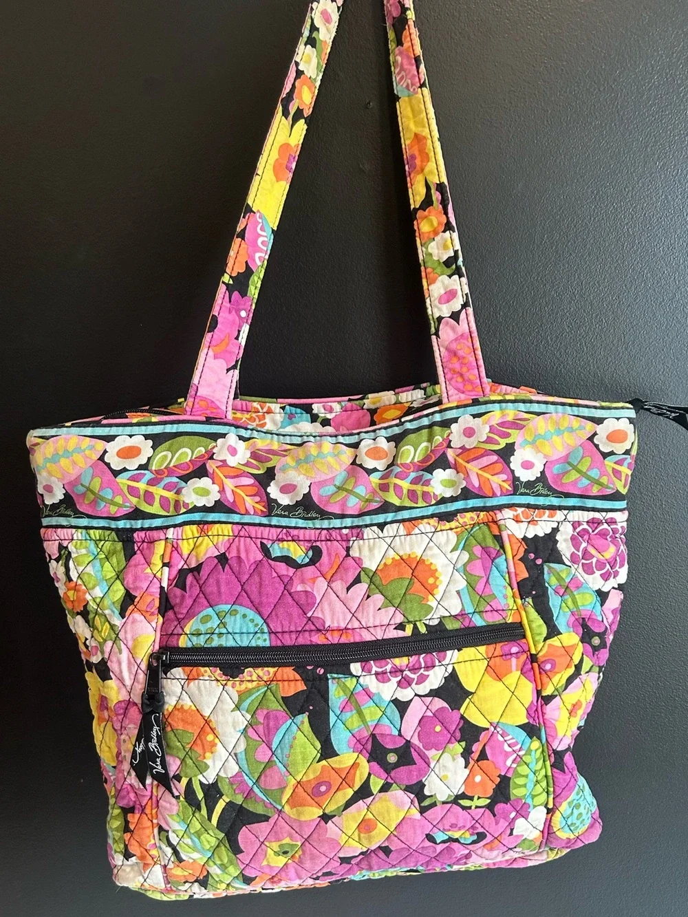 Vera Bradley Quilted Go Round Tote Bag in 